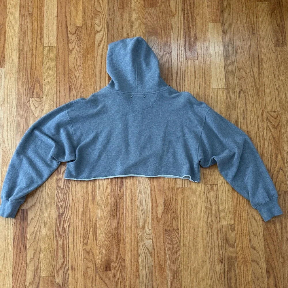 Golden Goose Miami collection cropped sweatshirt in grey - Picture 5 of 5